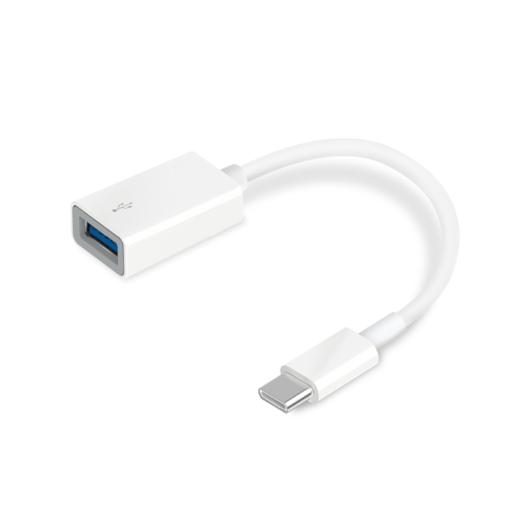 CABLU ADAPTOR TP-Link, USB Type-C(T) to USB 3.0(M), 10cm, alb "UC400" (timbru verde 0.08 lei)