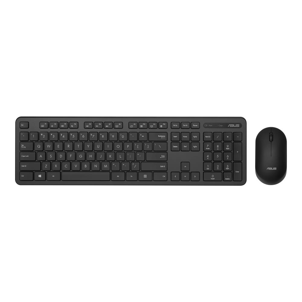 KEYBOARD +MOUSE WRL OPT. CW100/ENG BK 90XB0700-BKM0S0 ASUS "90XB0700-BKM0S0" (timbru verde 0.8 lei)