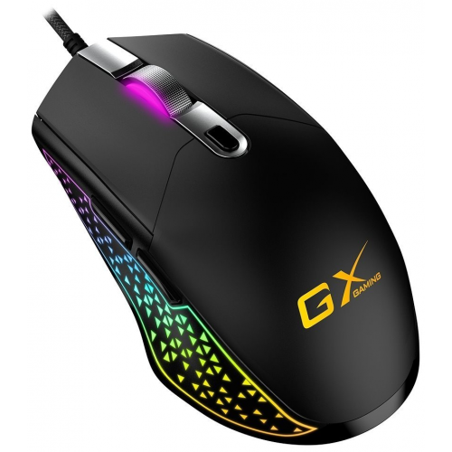 MOUSE Genius, "Scorpion M705", gaming, cu fir, USB, optic, 7200 dpi, butoane/scroll 6/1, , negru, "31040008400" (timbru verde 0.18 lei)