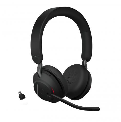 JABRA Evolve2 65 Link380c MS Stereo Black "26599-999-899" (timbru verde 0.8 lei)