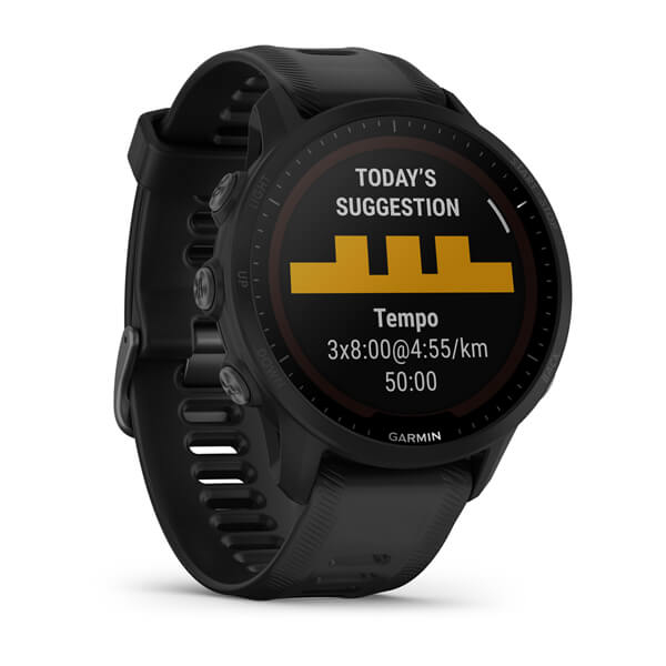 Smartwatch Forerunner 955 3.3cm (1.3") MIP, Digital, 260x260px, Touchscreen, Wi-Fi, GPS (satellite), Negru"010-02638-20" - imagine 3