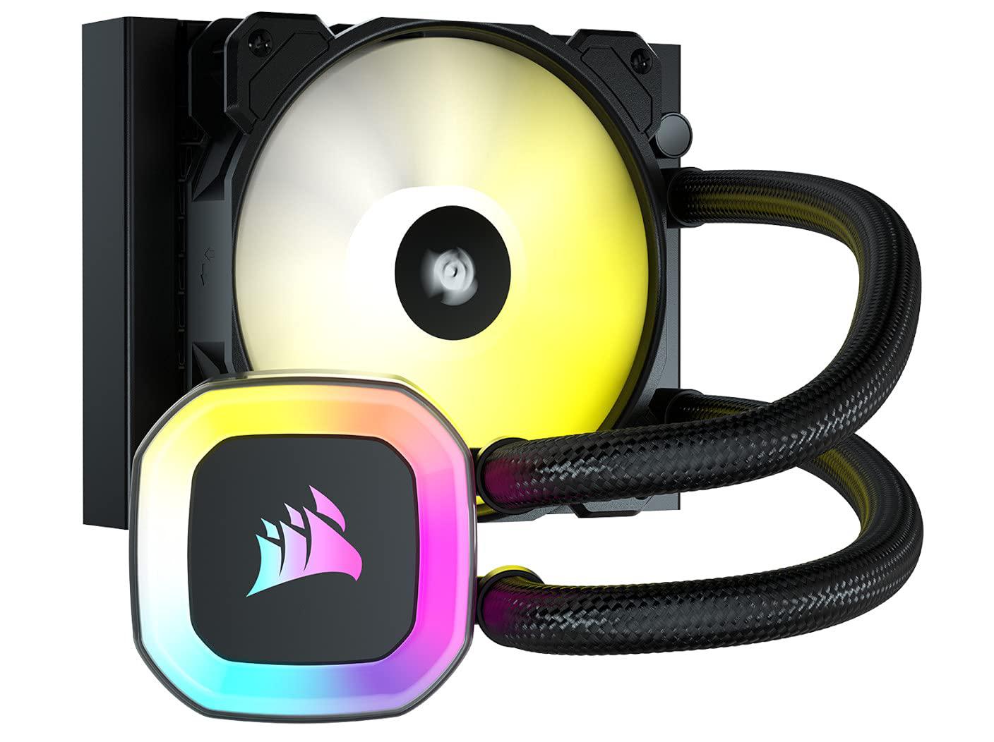 Cooler Corsair "H55 RGB ", skt universal, racire cu lichid, ventilator 120 mm, 1500 rpm, iluminat RGB, "CW-9060052-WW" (timbru verde 0.8lei)