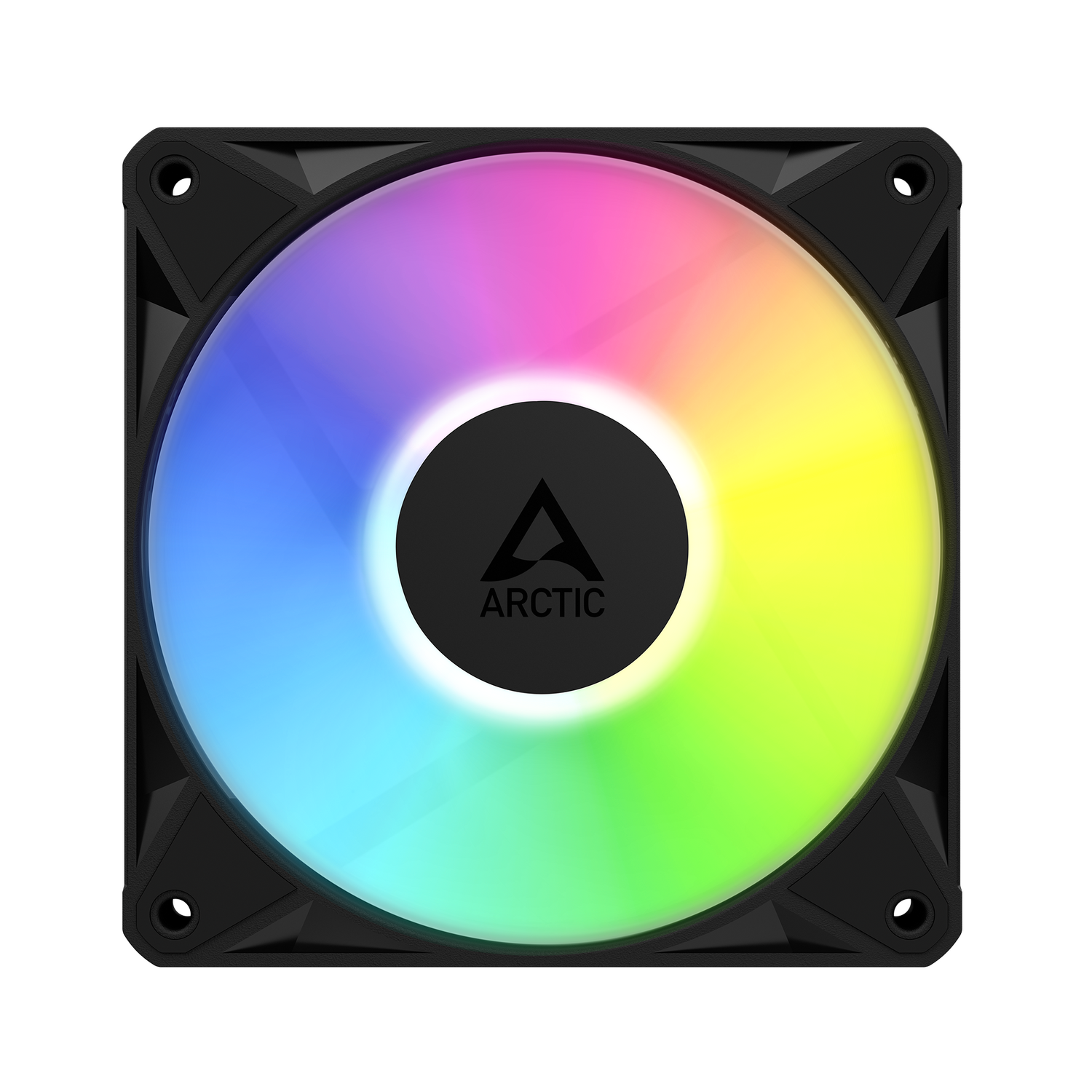 Set 3 ventilatoare Arctic "BioniX P14 A-RGB", 140mm, 450 - 3000 RPM, FDB, 76 cfm, 4-Pin PWM | 3-pin ARGB, negru, "ACFAN00341A" - imagine 5