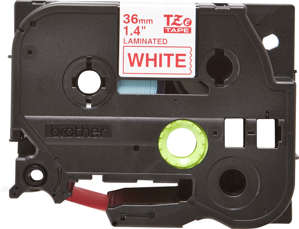 Banda laminata Original Brother Red on White, TZE262, pentru 530|550|3600|9200|9400|9500|9600|9700|9800|D800|E800|P900|P910|P950, 36mm, incl.TV 0 RON, "TZE262"
