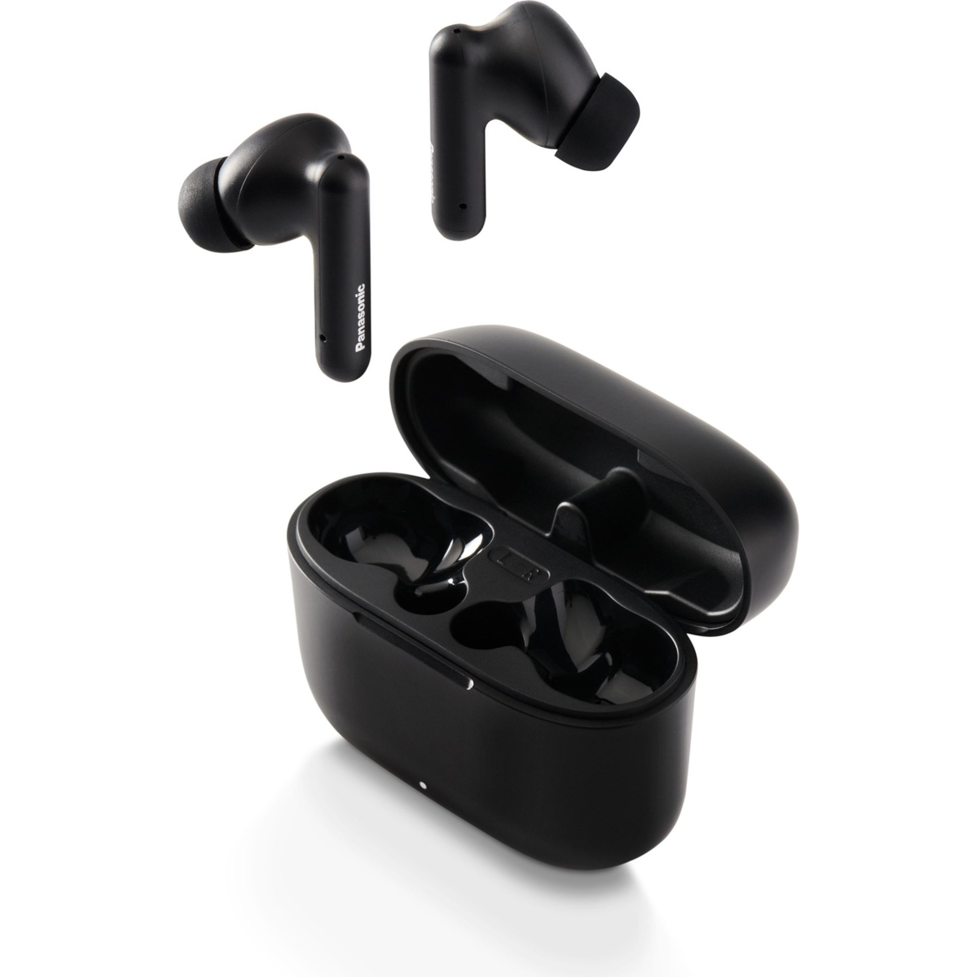 Casti, Panasonic, In-Ear True Wireless, IPX4, Bluetooth 5.3, Autonomie 26 ore, Driver 10 mm, Negru, RZ-B110WDE-K "RZ-B110WDE-K" (timbru verde 0.8 lei)