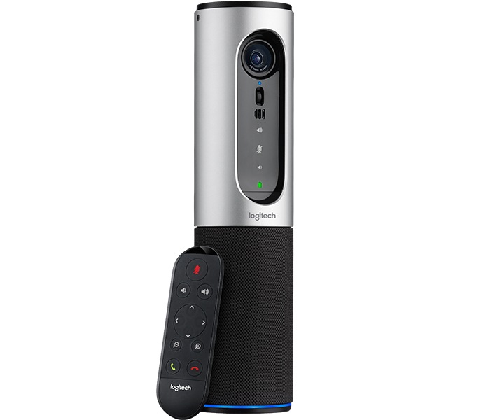 CAMERA web LOGITECH ConferenceCam Connect, Full HD rez 1920 x 1080, USB 2.0, microfon, argintiu & negru, "960-001034" (timbru verde 0.18 lei)