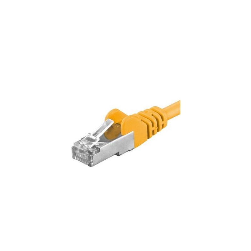 Patchcord SFTP RJ45-RJ45 Cat.6A, 1.5m, galben, "SFTP-6A-1.5-Y" (timbru verde 0.08 lei)
