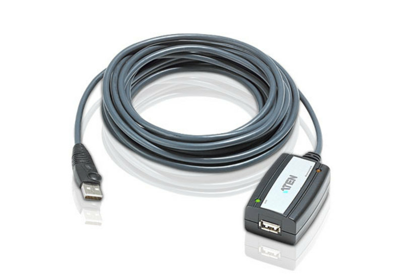 ATEN USB 2.0 Extender Cable (5m) "UE250-AT" (timbru verde 0.08 lei)