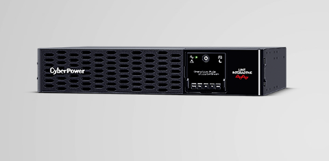 UPS CYBER POWER Line Int. cu sin. pura, cu management, Rack 2U, LCD, 2200VA/2200W, AVR, 8x IEC, baterie 4x 12V/9Ah, incarcare pana la 3h, USB, 2x RJ45, RS232, slot SNMP, APFC, EPO, hot-swapp, tehn. GreenPower, "PR2200ERT2U" (timbru verde 40 lei)
