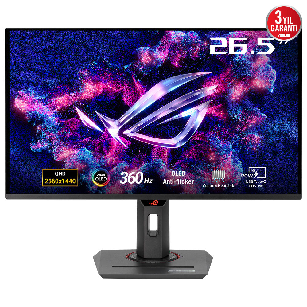 Monitor LED ASUS ROG Strix OLED XG27ACDNG 67.32cm (16:9) WQHD HDMI DP "90LM0AN0-B01970" (timbru verde 7 lei)