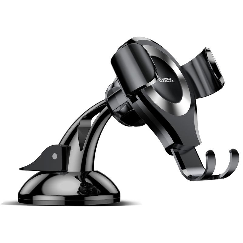 SUPORT AUTO Baseus Osculum pt. SmartPhone, fixare parbriz sau bord prin ventuza, negru "SUYL-XP01" - 6953156268760