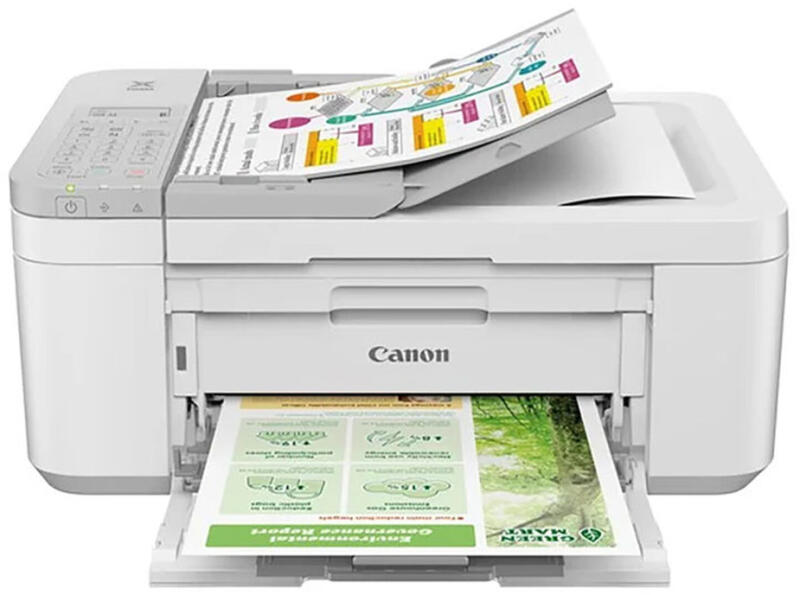 Multifunctional InkJet Color Canon TR4756i, A4, Functii: Impr.|Scan.|Cop., Viteza de Printare Monocrom: 8.8ppm, Viteza de printare color: 4.4ppm, Conectivitate:USB|WIFI|RET, Duplex:Da, ADF:ADF(incl.TV 8lei) "5074C046AA"