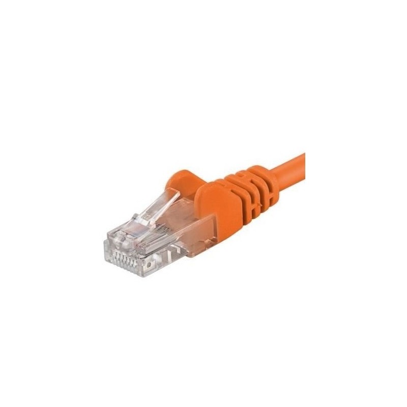 Patchcord UTP RJ45-RJ45 Cat.6, 10m, portocaliu, "UTP-6-10-O" (timbru verde 0.18 lei)