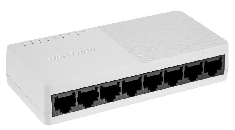 HK SWITCH 8 PORTURI "DS-3E0108D-O" (timbru verde 2 lei)