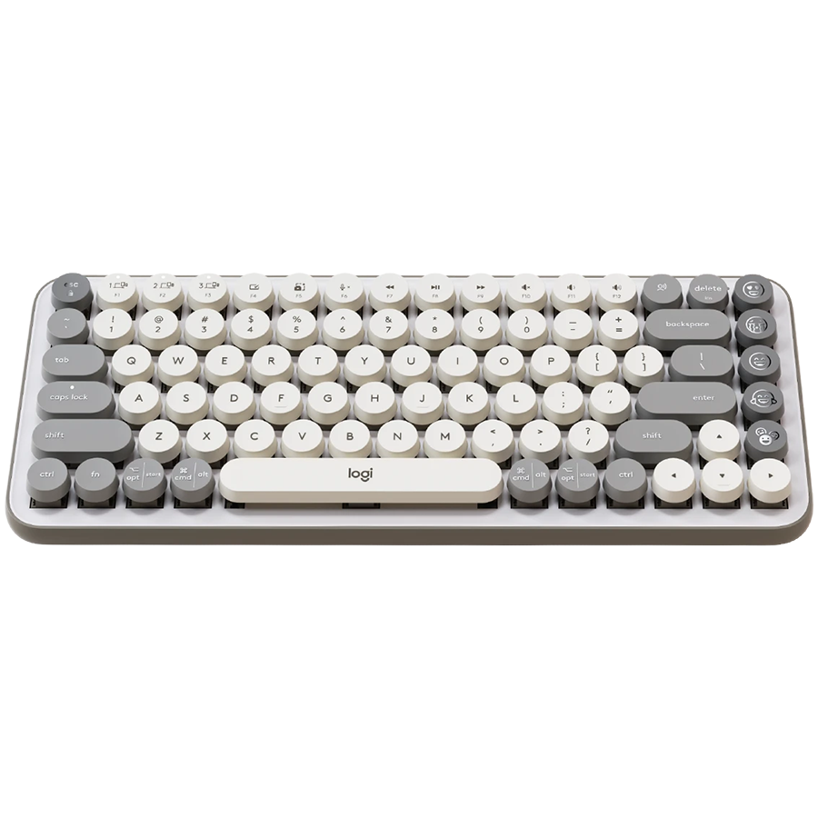 LOGITECH POP ICON KEYS - OFF WHITE - US INTL - BT - INTNL-973 "920-013072" (timbru verde 0.8 lei)