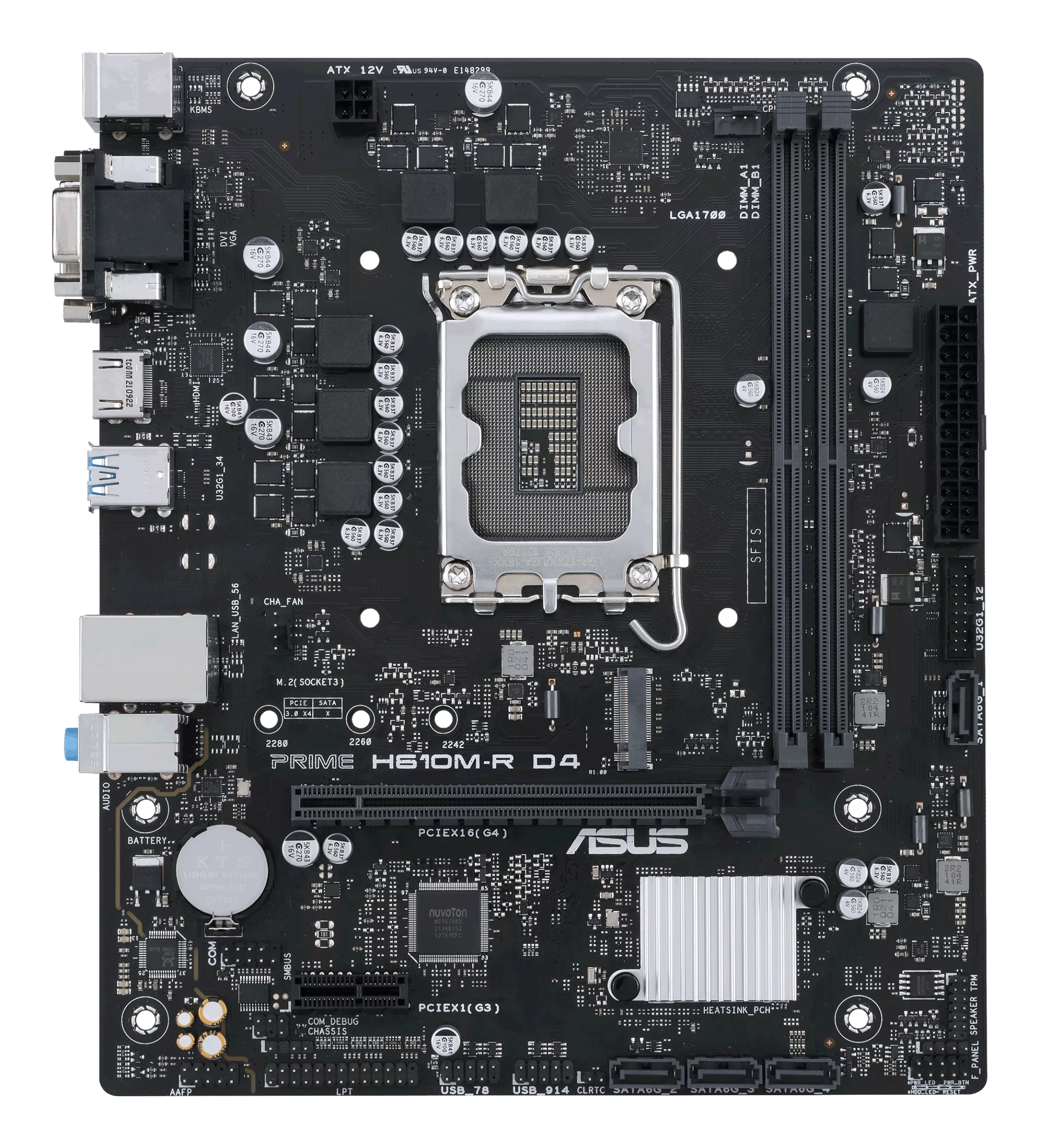 Placa de baza Asus PRIME H610M-R D4-SI "PRIME H610M-R D4-SI"