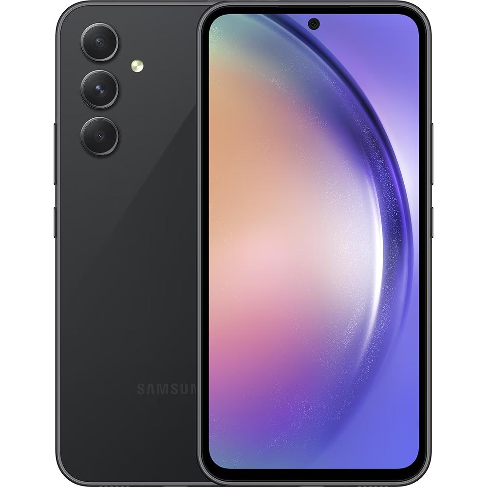 Samsung Galaxy A54 DS Black 5G/6.42"/OC/8GB/256GB/32MP/50MP+12MP+5MP/5000mAh + IP67 "SM-A546BZKDEUE" (timbru verde 0.45 lei)
