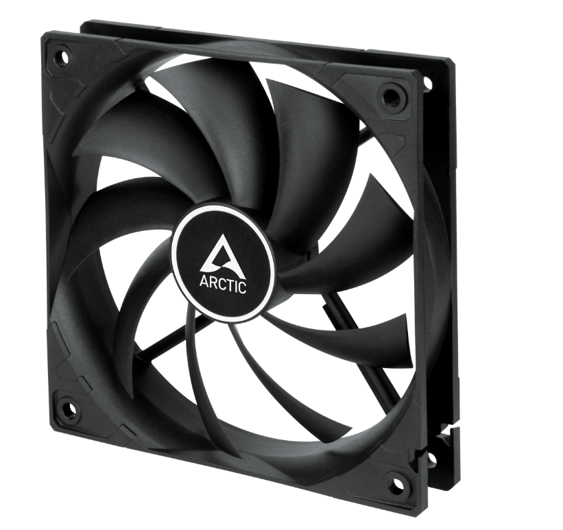 VENTILATOR ARCTIC PC, F12 , 120x120x25mm, low noise FD bearing, Black, "ACFAN00201A"