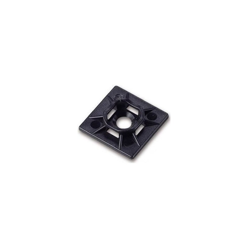 Suport adeziv mic 19x19 black (set100buc) - ELEMATIC, "5469 RB"