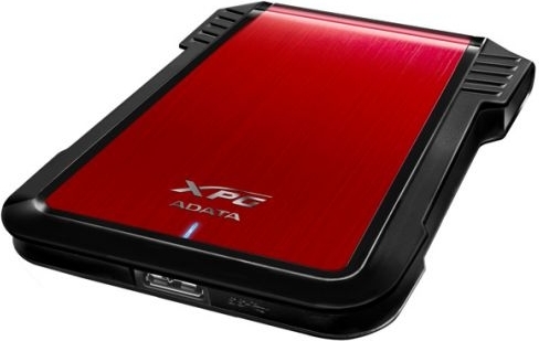 RACK extern ADATA, pt HDD/SSD, 2.5 inch, S-ATA3, interfata PC USB 3.1, plastic, negru cu rosu, "AEX500U3-CRD" (timbru verde 0.8 lei)
