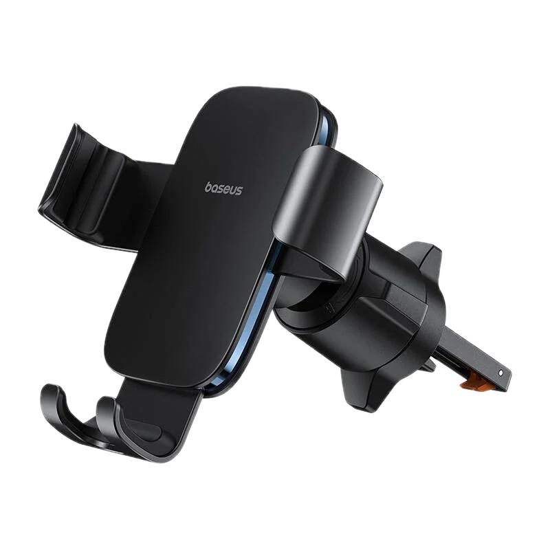 SUPORT AUTO Baseus Metal Age III pt. SmartPhone, gravitational, fixare grila ventilatie, metal "C40467600111-01" - 6932172663629