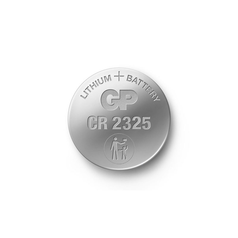 Baterie GP Batteries, butoni (CR2325) 3V lithium, blister 1 buc. "GPCR2325E-2CPU1" "GPPBL2325000" (timbru verde 0.01 lei)