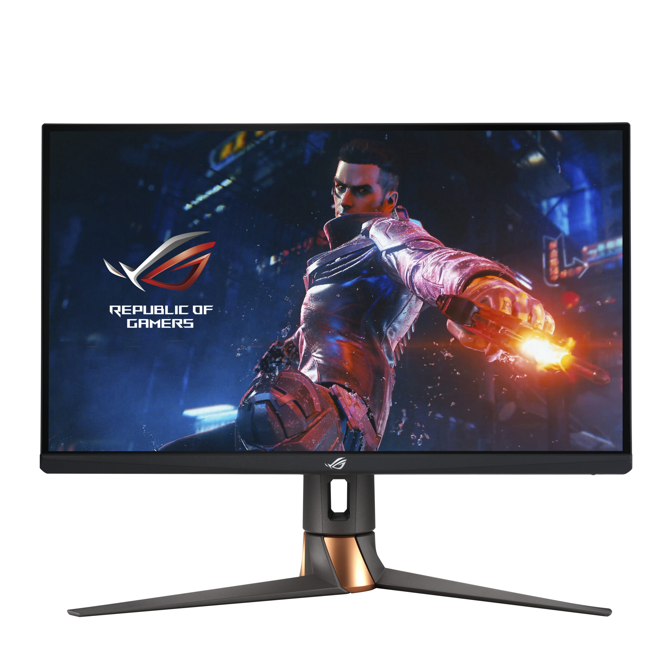 Monitor Gaming Fast IPS LED ASUS ROG Swift 27" PG27UQR, UHD (3840 x 2160), HDMI, DisplayPort, Pivot, 160 Hz, 1 ms (Negru) "PG27UQR" (timbru verde 7 lei)