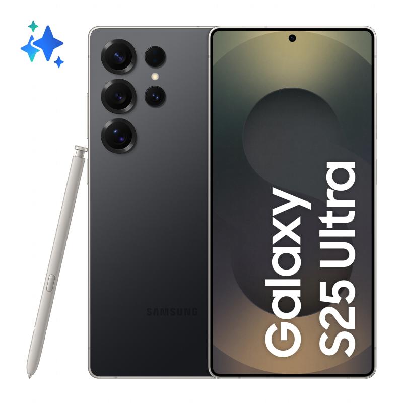 Smartphone Galaxy S25 Ultra 512GB 12GB RAM 5G Dual SIM Titanium Black "SM-S938BZKGEUE" (timbru verde 0.45 lei)
