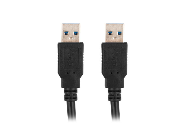 Cablu USB-A M/M 3.0 1,8 m negru "CA-USBA-30CU-0018-BK" (timbru verde 0.08 lei)