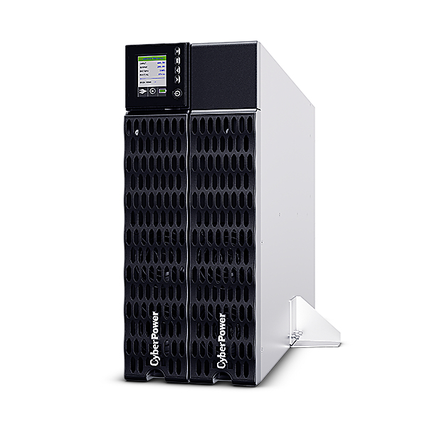 UPS CYBER POWER Online dubla conversie cu sin. pura, cu management, Rack 4U, LCD, 10000VA/10000W, 10x IEC, baterie 16x 12V/9Ah, incarcare pana la 4h, USB, RS232, slot SNMP, APFC, LCD col, EPO, EBM, GreenP, "OL10KERTHD" - imagine 2