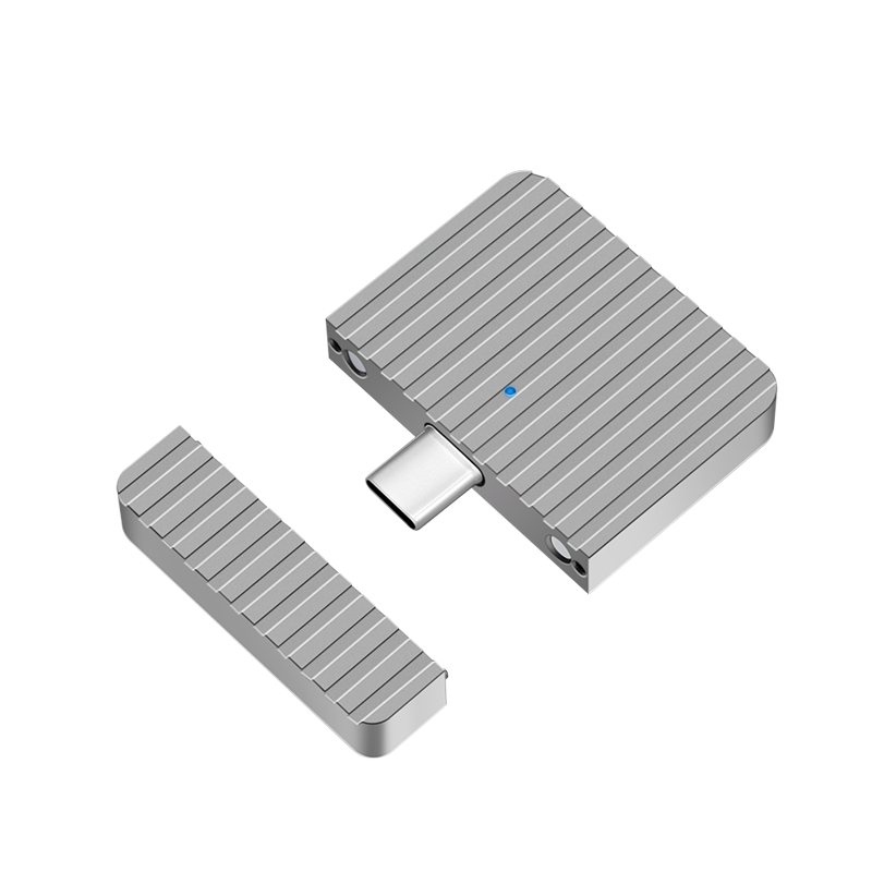 RACK extern LOGILINK, pt. SSD, M.2, M.2 PCIe NVME, interfata PCIe NVMe USB-C 3.2, aluminiu, argintiu, "UA0423" (timbru verde 0.8 lei)