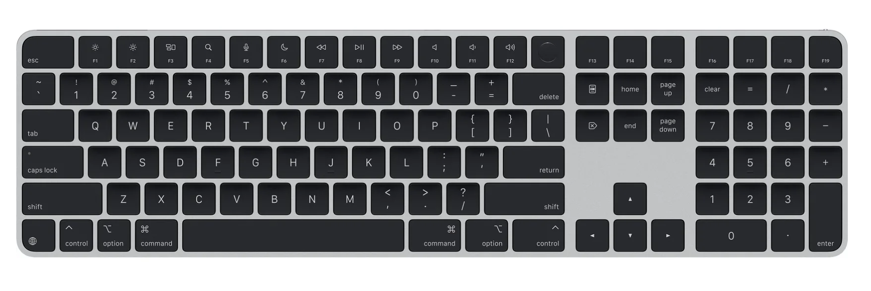 MAGIC KEYBOARD TOUCH ID NUM KEY BL ROM"MXK83RO/A"