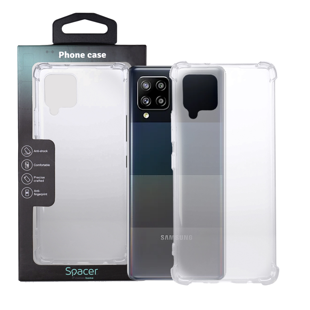 Husa Samsung Galaxy A42 Spacer, transparenta, grosime 1.5mm, protectie suplimentara antisoc la colturi, material flexibil TPU "SPPC-SM-GX-A42-CLR"