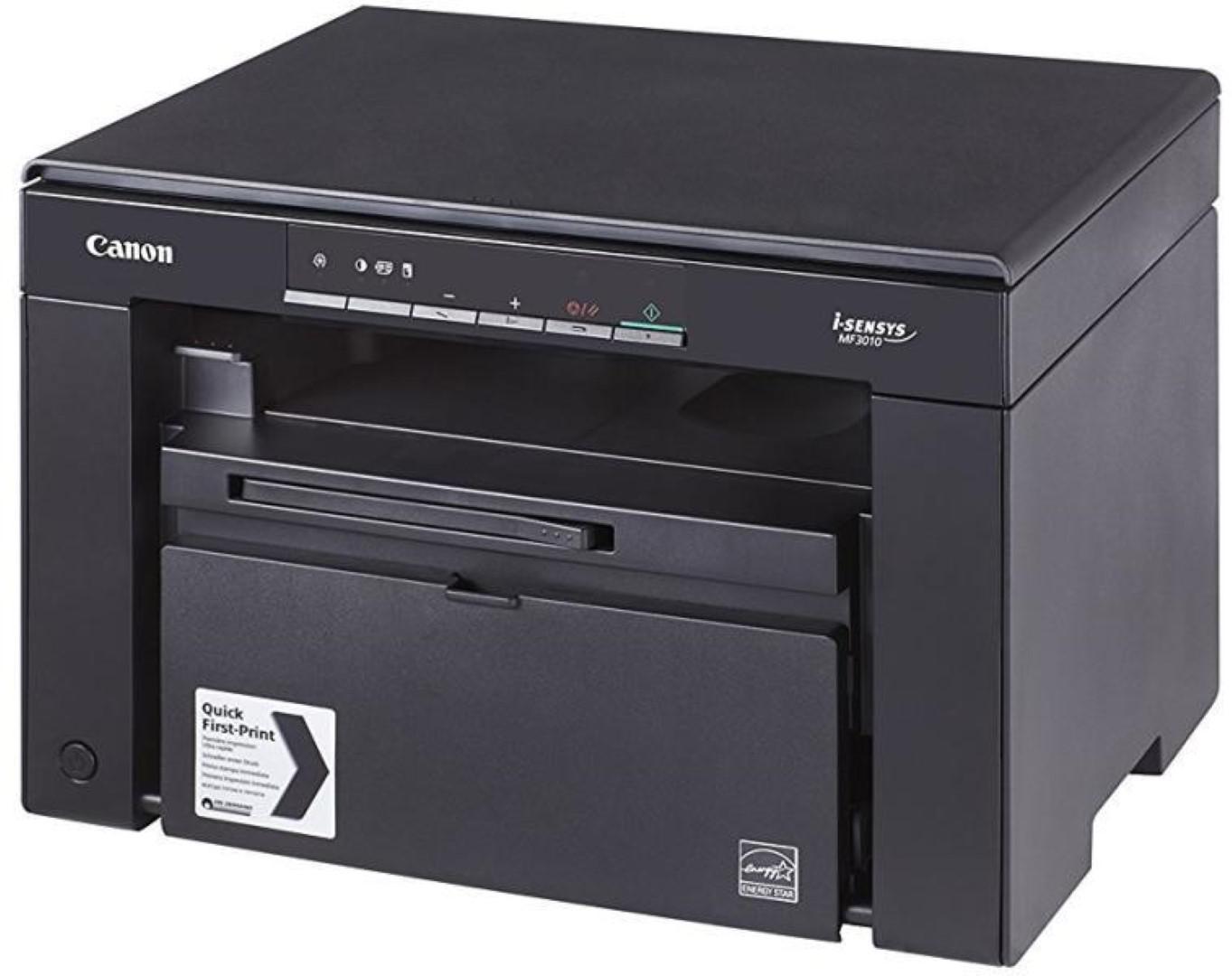 Multifunctional laser mono Canon MF3010 + 2X CRG725 incluse in pachet, dimensiune A4 (Printare, Copiere, Scanare), viteza 18ppm, rez max 1200x600dpi, 64MB RAM, alimentare hartie 150 coli "5252B034AA"
