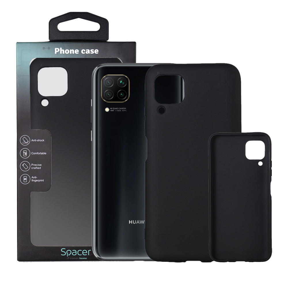 Husa Huawei telefon P 40 Lite, negru, tip back cover, material flexibil TPU, "SPPC-HU-P-40L-TPU"