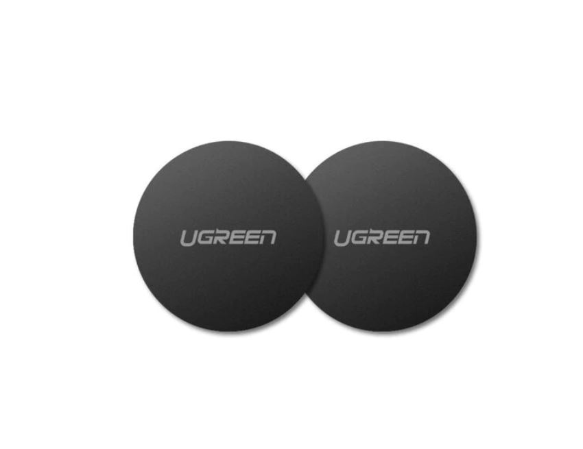 PLACUTE METALICE Ugreen, "LP123", pentru prindere magnetica a smartphone-urilor, pachetul contine 2 buc, negru "30836" - 6957303838363