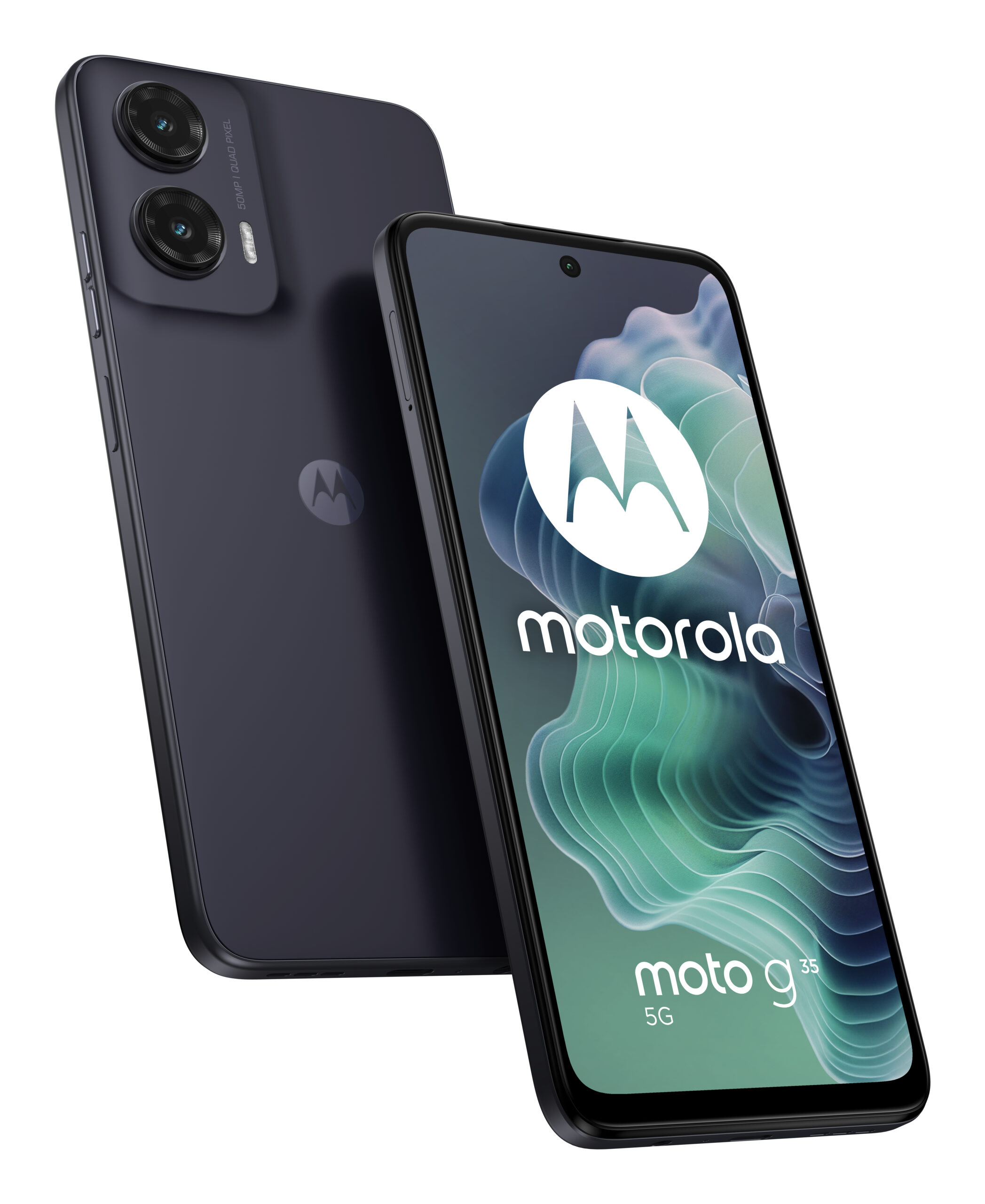 Moto G35, 5G Edition, 128GB, 4GB RAM, Dual SIM, Tri-Camera, Midnight Black "PB3K0009PL" (timbru verde 0.45 lei)