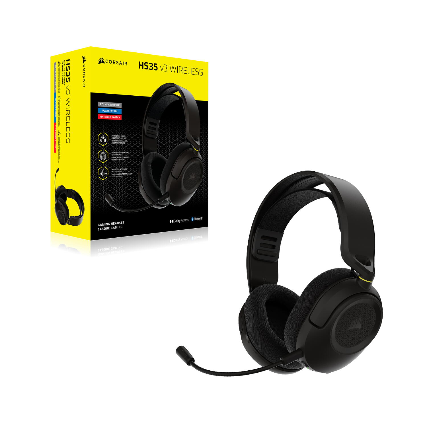 CR HEADPHONES HS35 v3 Wireless "CA-9011401-WW" - imagine 4