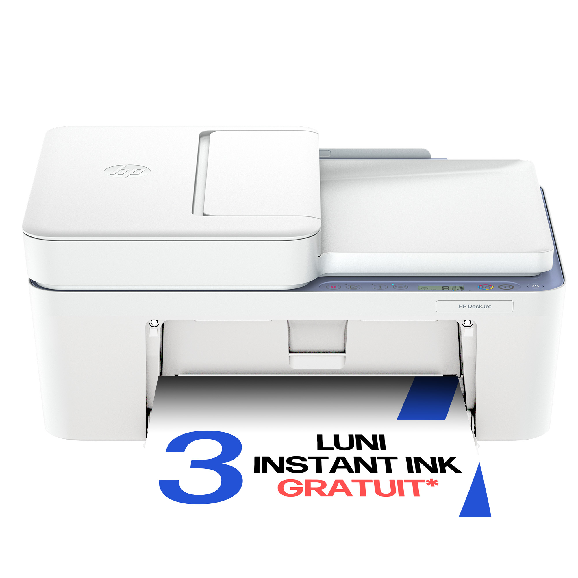 Multifunctional InkJet Color HP, DESKJET 4322, A4, Functii: Impr.|Scan.|Cop., Vit.Print. 8.5ppm, Conectivitate:USB|WIFI, White, , Duplex:Nu, ADF:ADF(incl.TV 8lei) "A24HNB" - imagine 4