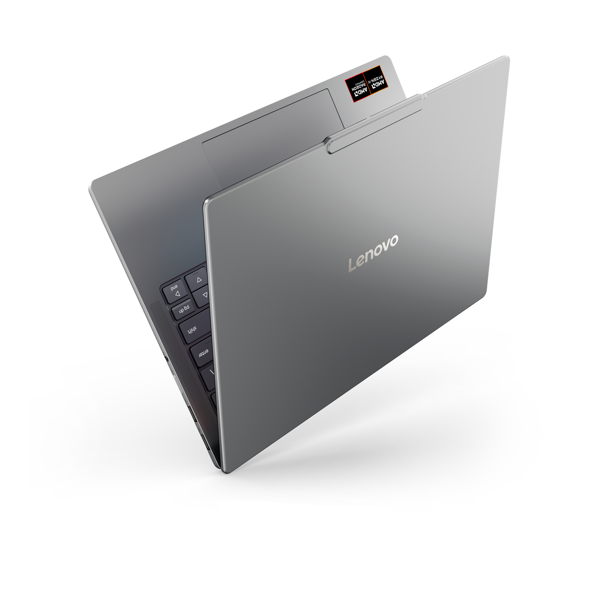 14 IdeaPad Pro 5 14AGP11, 2.8K OLED 120Hz VRR, Procesor AMD RyzenTM AI 7 450 (16M Cache, up to 5.1 GHz), 24GB LPDDR5X, 1TB SSD, AMD Radeon 860M, No OS, Luna Grey "83SG0013RM" - imagine 10
