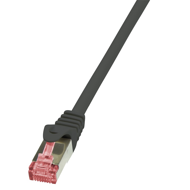 PATCH CORD S/FTP LOGILINK Cat6, LSZH, cupru, 5 m, negru, AWG27, dublu ecranat "CQ2073S" (timbru verde 0.18 lei)