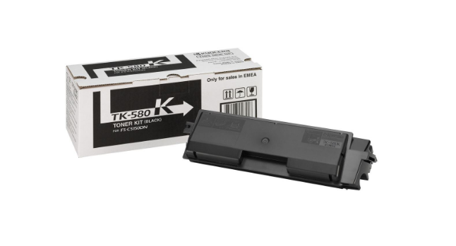 Toner Original Kyocera Black TK-580K, pentru FS-C5150DN, ECOSYS P6021cdn 3.5K, "TK-580K"