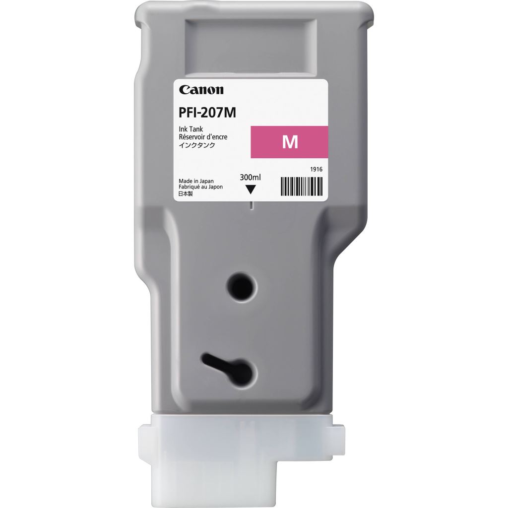 Cartus Cerneala Original Canon Magenta, PFI-207M, pentru IPF 680|685|770|780|785, 300ml, (timbru verde 0.15 lei),NOPP, "CF8791B001AA"