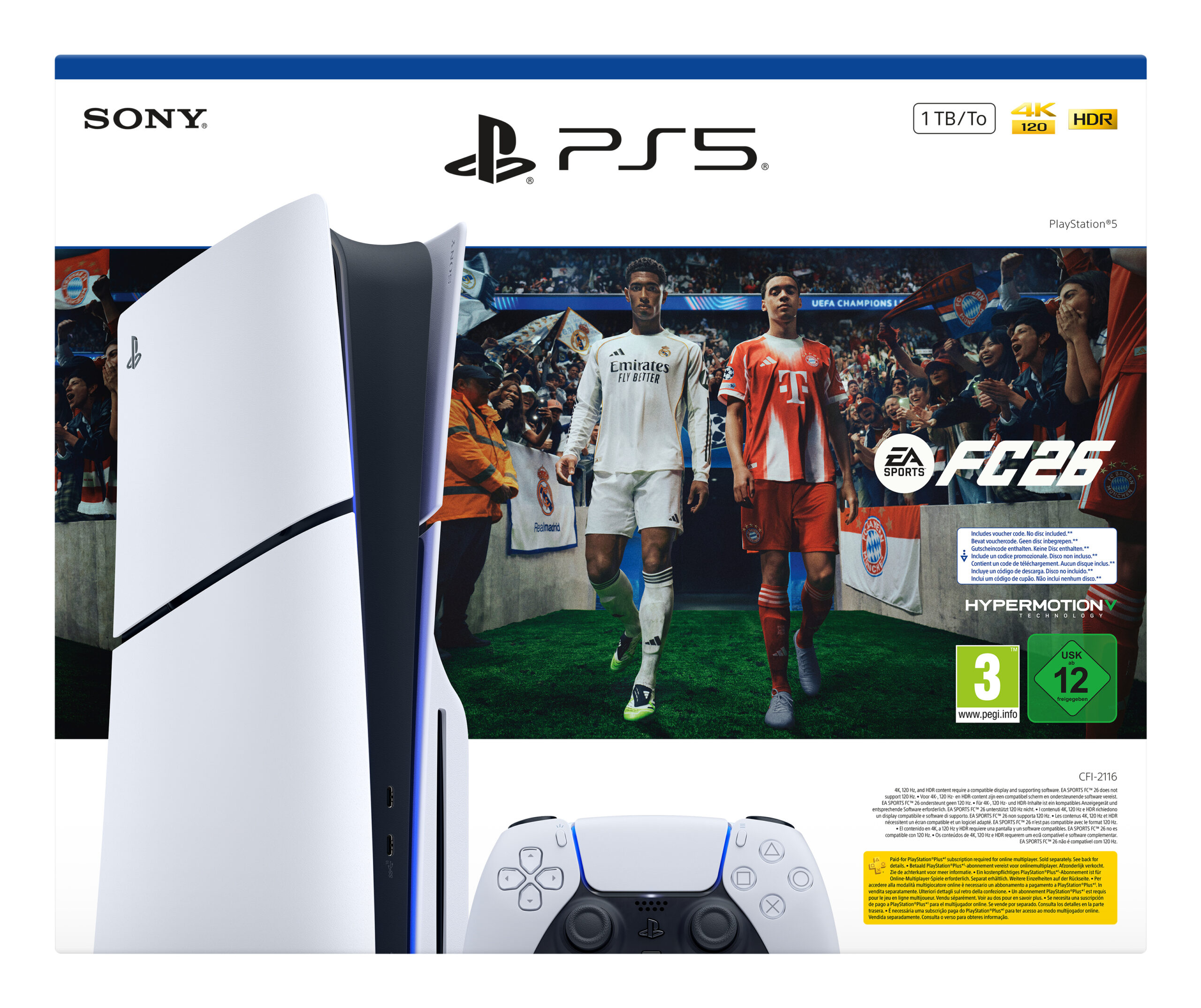Sony PlayStation5 1TB - EA SPORTS FC 26 "SO-1000049862" (timbru verde 0.8 lei)