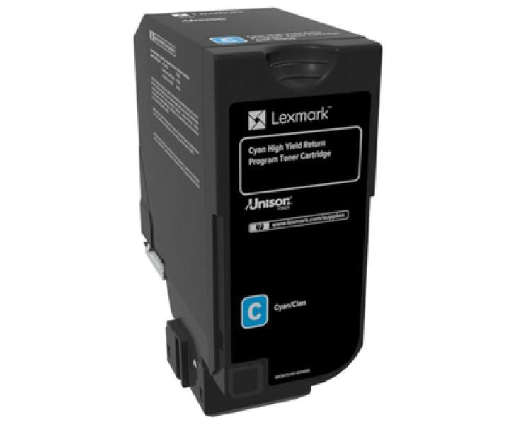 Toner Original Lexmark Cyan, 84C2HC0, pentru CX725, 16K, (timbru verde 1.2 lei)"84C2HC0"