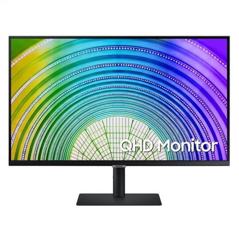 MONITOR Samsung 24 inch, home | office, IPS, WQHD (2560 x 1440), Wide, 300 cd/mp, 5 ms, HDMI | DisplayPort, "LS24A600UCUXEN" (timbru verde 7 lei)