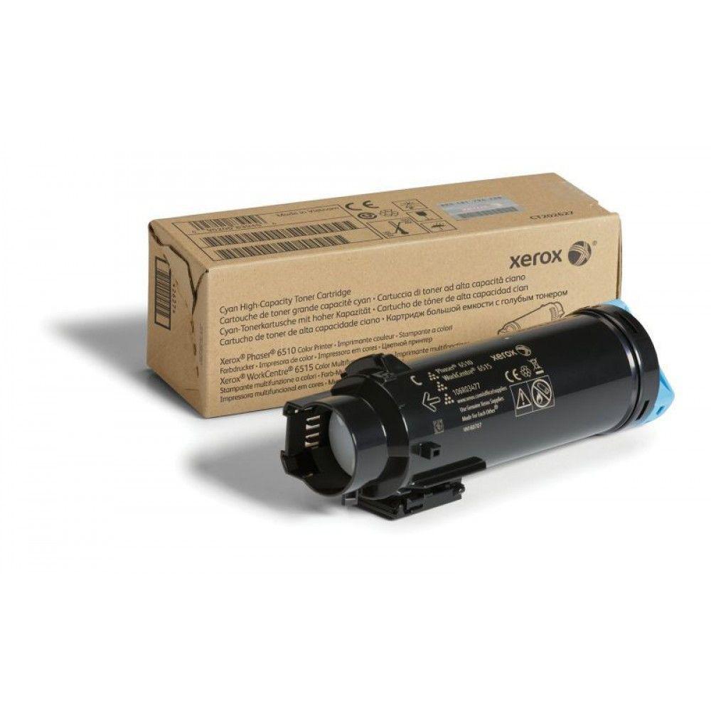 Toner Original Xerox cyan, 106R03485, pentru Ph 6510|WC 6515, 2.4K, (timbru verde 1.2 lei) , "106R03485"
