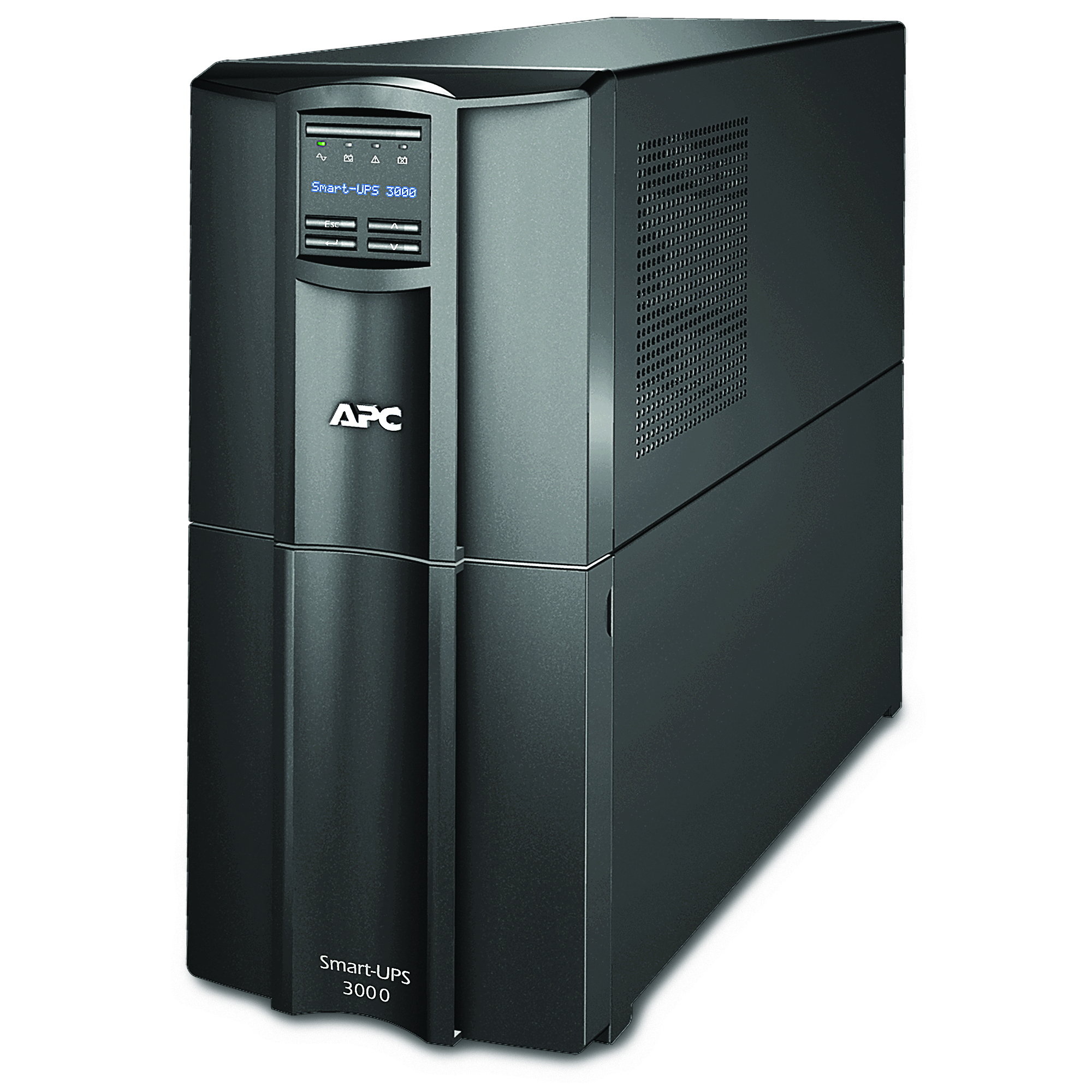 UPS APC,"Smart-UPS SMT",Line Int. sin pura mgmt,tower,3000VA / 2700W,AVR,IECx8,1xRBC55,LCD,11-20 min.,"SMT3000IC",prelungire garantie(WBEXTWAR1YR--04/WBEXTWAR3YR--04),(timbru verde 40 lei)