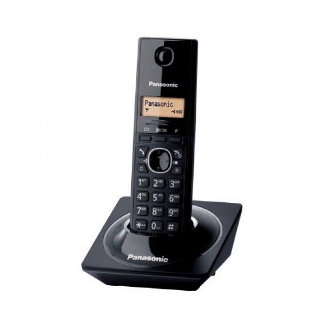 Telefon DECT negru, KX-TG1711FXB, Panasonic "KX-TG1711FXB" (timbru verde 0.8 lei)
