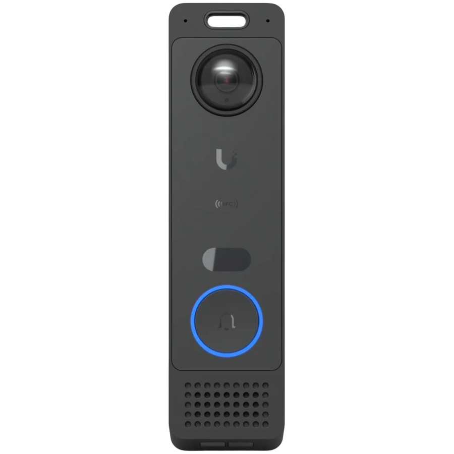 Ubiquiti UVC-G6-Entry All-weather, PoE+ Doorbell with enhanced AI detections, two-way audio, a secondary package camera, and integrated Access Reader capabilities "UVC-G6-ENTRY" (timbru verde 0.8 lei)